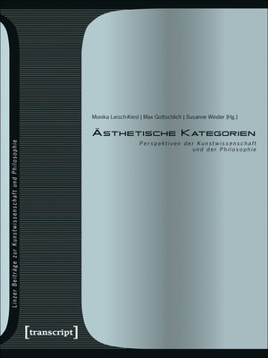 cover image of Ästhetische Kategorien